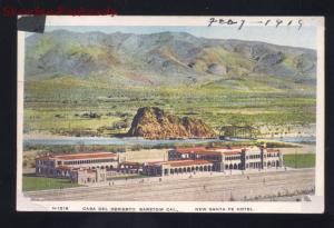 BARSTOW CALIFORNIA FRED HARVEY STATION RAILROAD DEPOT SANTA FE VINTAGE POSTCARD