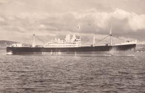 MS Salaverry Pacific Steam Navigation Company Ship Real Photo Postcard