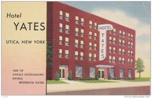 Hotel YATES , Utica , New York , 30-40s