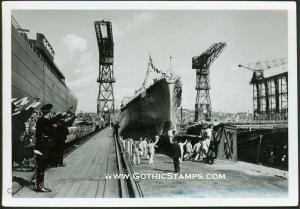 Hitler von Horthy Dedicating Navy Ship Prinz Eugen Photo Lot 40943