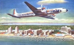 Eastern Airlines, DC-7B Airline, Airplane 1957 postal used 1957