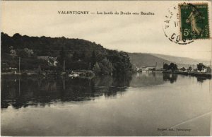 CPA VALENTIGNEY Les Bords du Doubs vers Beaulieu (1114863)