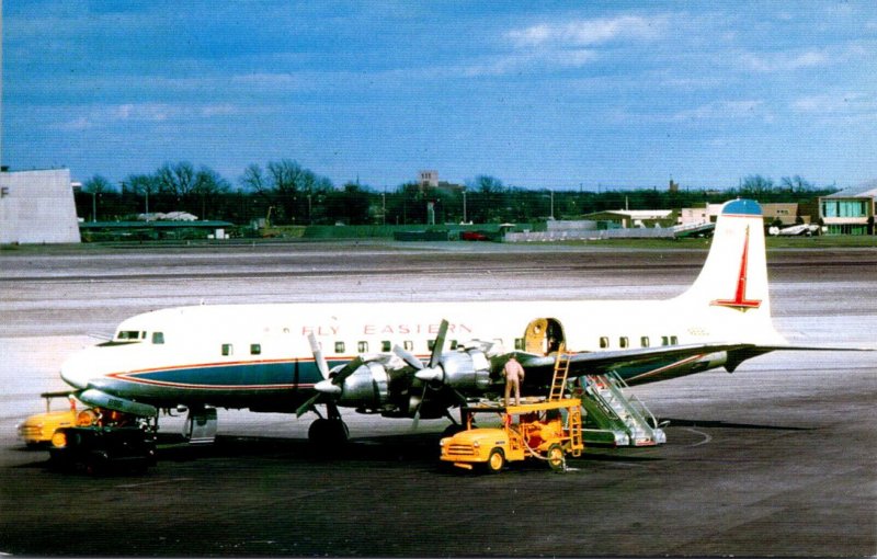 Airplanes Eastern Airlines Douglas DC-7 Seen In 1959