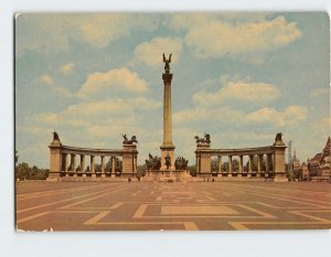 Postcard Millennium Monument, Budapest, Hungary