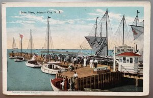 Vintage Postcard 1915-1930 Inlet View, Atlantic City, New Jersey