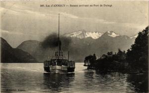 CPA DUINGT - Lac d'ANNECY - Bateau arrivant au Port de DUINGT (691599)