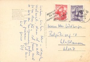 Music composers Schubert & Mozart postcards Austria multi views postcards 1960