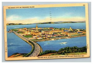 Vintage 1937 Postcard Treasure Island Golden Gate International Exposition