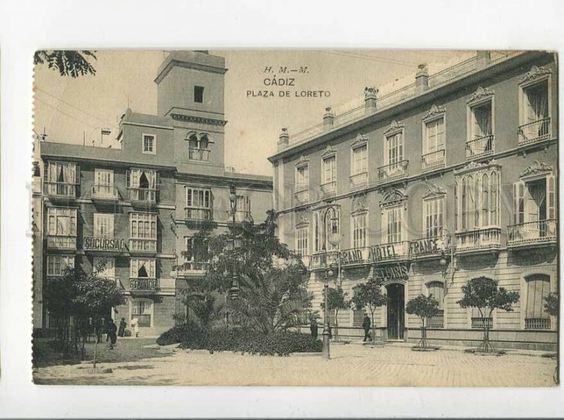 3138289 Spain CADIZ Plaza de Loreto GRAND HOTEL France OLD PC