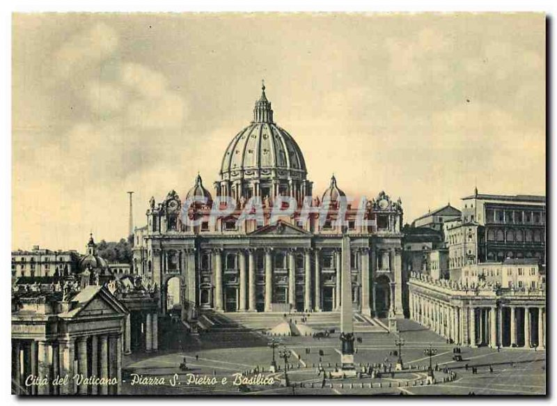 Modern Postcard St Peter's Square and Basilica