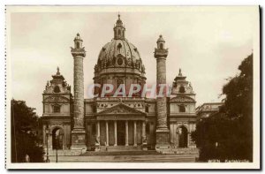 Old Postcard Wien Karlskirche