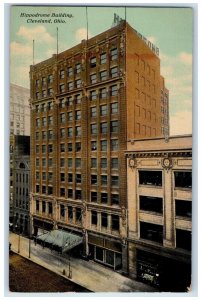 1911 Hippodrome Building Aerial View Dirt Road Entrance Cleveland OH Postcard