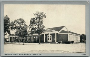JESUP GA WAYNE COUNTY HIGH SCHOOL ANTIQUE POSTCARD