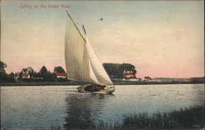 Sailing Indian River Florida? Postacard Style No 3 Sample Deltiology Postcard