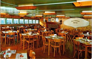 Bristol, RI Rhode Island  THE LOBSTER POT Restaurant Interior ROADSIDE  Postcard