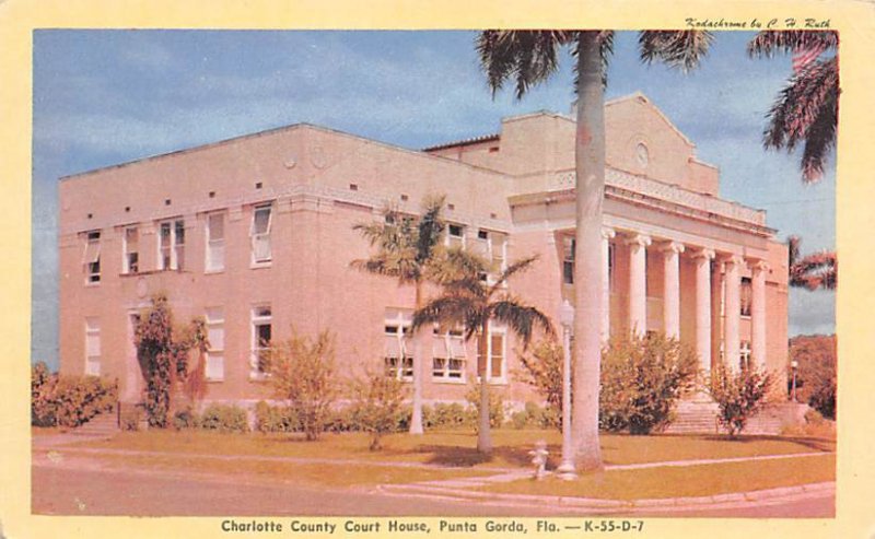 Charlotte County Court House Punta Gorda, Florida USA