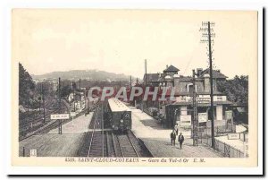 Saint Cloud Coteaux Postcard Old Station Val d & # 39or (train) TOP