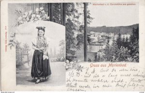 Gruss aus Marienbad, Czech Republic, 1903