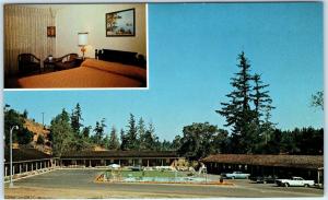 WILLITS, California CA  Roadside RIDGEWOOD PARK MOTEL Redwood Highway   Postcard