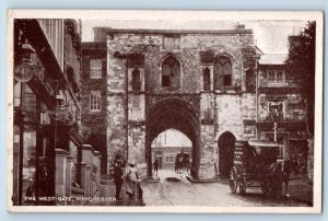 Hampshire England Postcard The West-Gate Winchester c1940's Unposted