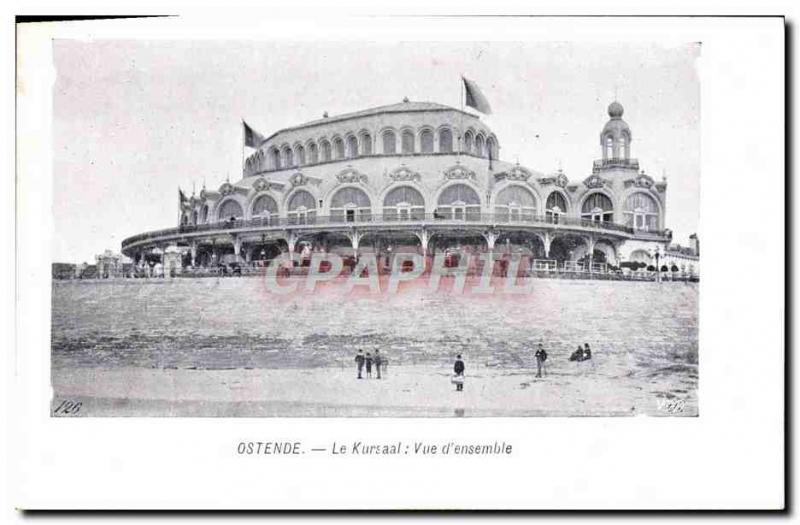 Old Postcard Ostend Kursaal View D & # 39Ensemble