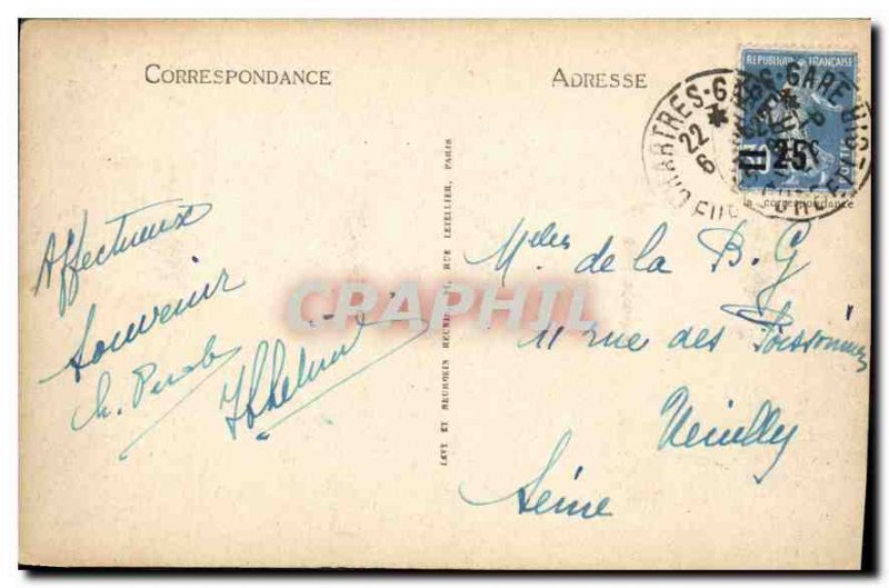 Old Postcard Chartres The Cathedral Choir Circumference