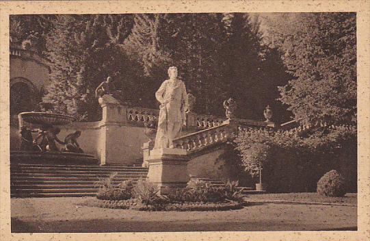 Terasse Koenig Ludwig Denkmal Schloss Linderhof Bavaria Germany