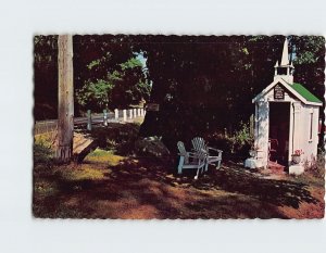 Postcard Smallest Church In The World Union Church Wiscasset Maine USA