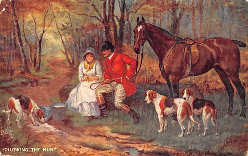 Following the Hunt Horse 1914 