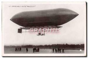 Old Postcard Aviation Zeppelin Airship Mixed Malecot