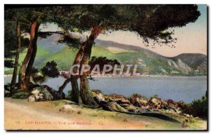 Old Postcard View Of Menton Cap Martin