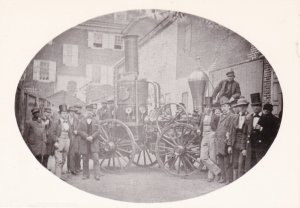 Pennsylvania Philadelphia First Steam Fire Engine Buillt 1855 For Philadelphi...