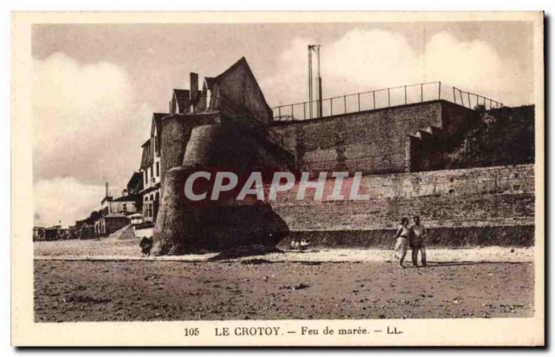 Postcard Old Fire tide of Crotoy