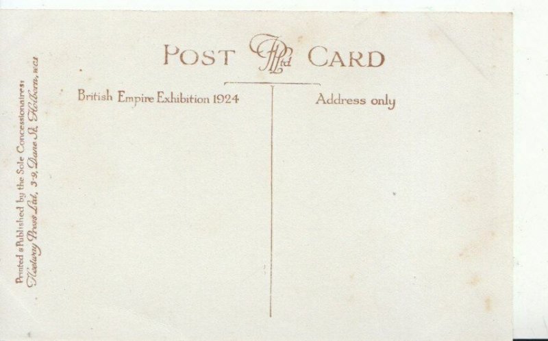 British Empire Exhibition Postcard - The Burmese Pavilion - Ref 723A