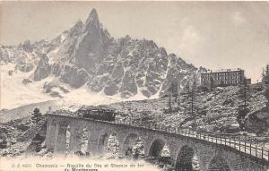 BG18395 chamonix aiguille du dru et chemin de fer montenvers france