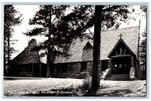 Evergreen Colorado CO Postcard RPPC Photo The Church Of Christ The King Vintage