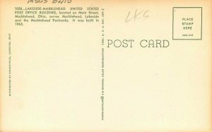 Ohio Lakeside Marblehead Post Office Building Kirkpatrick Teich Postcard 22-2939