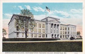 Administration Building Southwest State Teachers College Springfield Missouri