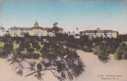 North Carolina Pinehurst The Carolina Hotel Handcolored Albertype