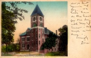 Epping, New Hampshire - A view of the Town Hall - in 1912