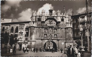 Spain Burgos Saint Mary's Archand Gate Vintage RPPC C186