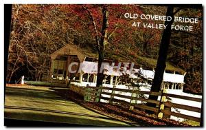 Postcard Old HIstoric Valley Forge Park Pennsylvania Fordge Valley