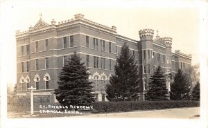 J10/ Carroll Iowa RPPC Postcard c1940s St Angela Academy School 167