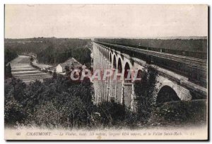 Old Postcard Chaumont Le Saint Roch Valley Viaduct