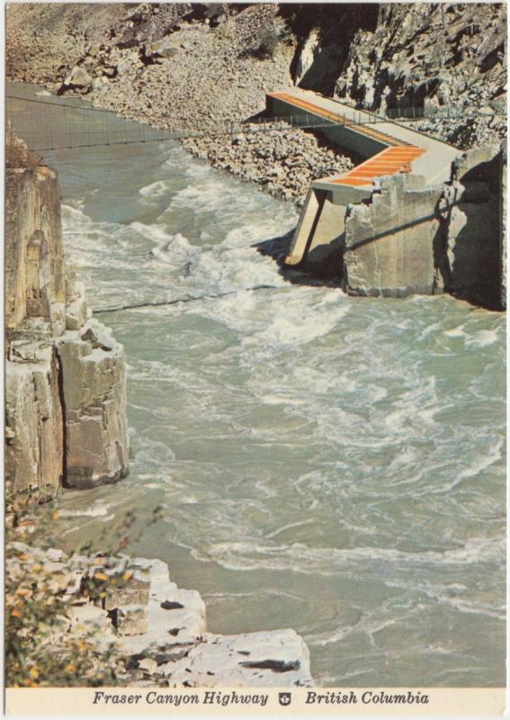 Fraser Canyon Highway, British Columbia, Canada, unused Postcard