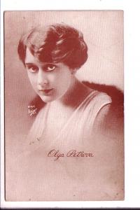 Actress, Olya Petrova, Vintage Postcard