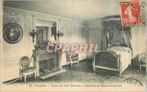 Postcard Old Palace Versailles Petit Trianon Room Marie Antoinette