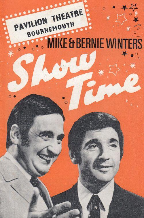 Mike & Bernie Winters Pavillion Theatre Bournemouth Dorset Theatre Programme