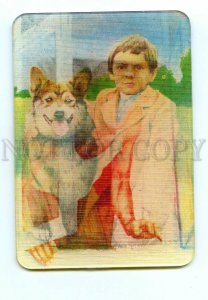 498257 1984 Sudets feature film Guys dog shepherd 3D two-species CALENDAR