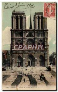Paris Old Postcard Notre Dame